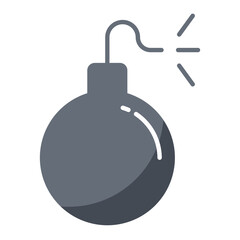 Bomb Flat Icon