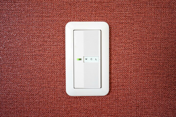 WCLの電気のスイッチ/コピースペースあり