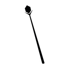 Magic wand silhouette