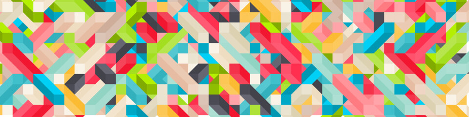 Color Diamonds illusion background abstract illustration