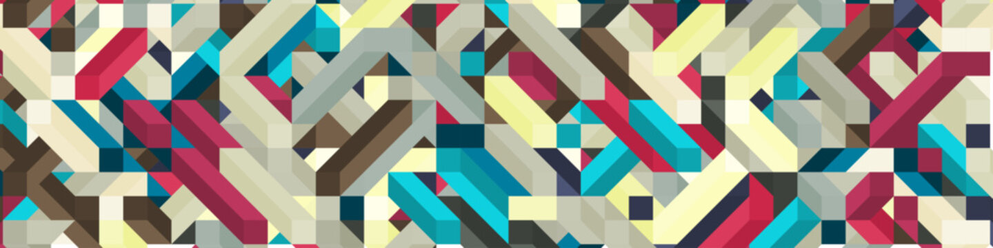 Color Diamonds illusion background abstract illustration