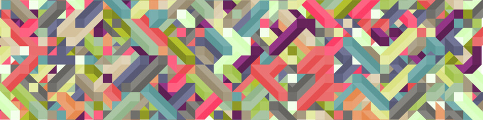 Color Diamonds illusion background abstract illustration