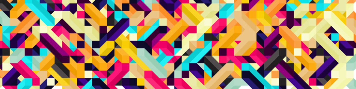 Color Diamonds illusion background abstract illustration