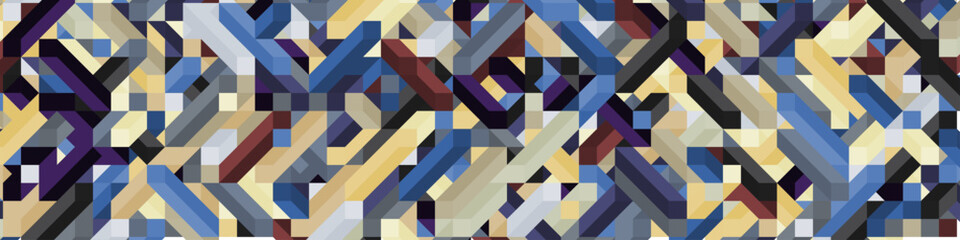 Color Diamonds illusion background abstract illustration