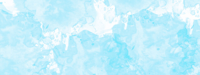 Watercolor soft bule grunge background painting. Abstract watercolor background with bule colour. Vector background with soft bule color. Luxury bule abstract watercolor background. 