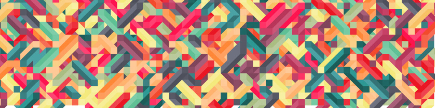 Color Diamonds illusion background abstract illustration