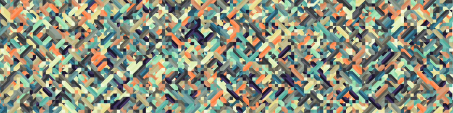 Color Diamonds illusion background abstract illustration