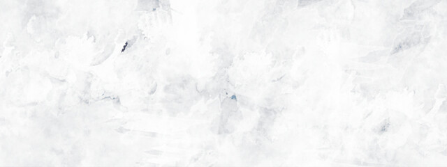 Abstract grunge grey shades watercolor background. Silver ink and watercolor textures on white paper. Abstract white marble texture and background for decorative design pattern art work.