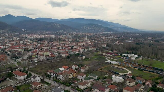 Sapanca state in Turkey aerial footage