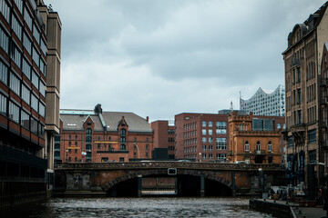 Cityscape of Hamburg, Germany