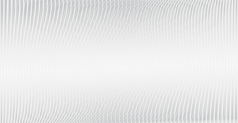Abstract Vector Background Illustration With Gray Wavy Lines. 