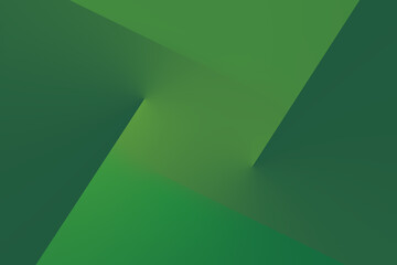 Green modern pattern for design. Geometric shape. Triangles, diagonal lines with Gradient.
