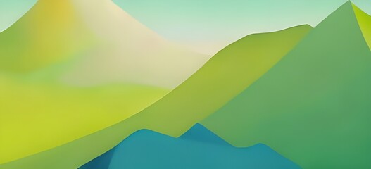 Obraz premium landscape with mountains vector