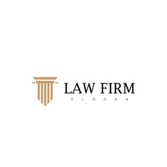 Justice law firm logo and business card design. gold, firm, law, icon justice, business card, Premium Vector