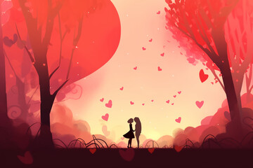 spouse with a lot of hearts, generative AI