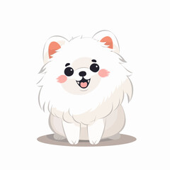 White Pomeranian Puppy