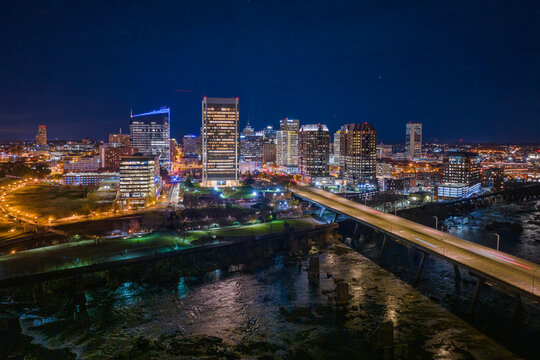 Downtown Richmond at Night