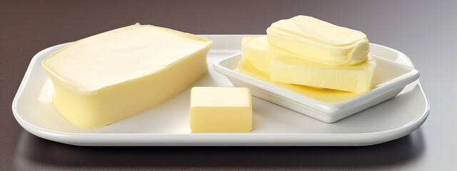 food, butter, isolated, white, cheese, dairy, fat, breakfast, meal, yellow, bread, milk, plate, ingredient, margarine, bowl, cream, fresh, nobody, cooking, dessert, dish, block, baking, egg