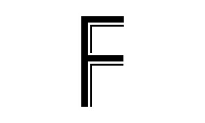 Letter F logo icon design template elements	