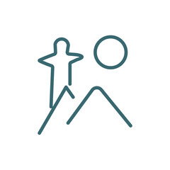 rio de janeiro icon. Thin line rio de janeiro icon from culture and civilization collection. Outline vector isolated on white background