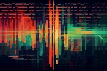 Grunge Retro Stripes