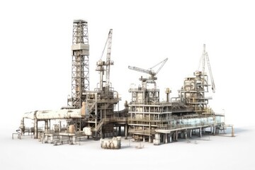 factory oil and gas production, industry petroleum generative ai