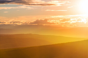 Mountains silhouette