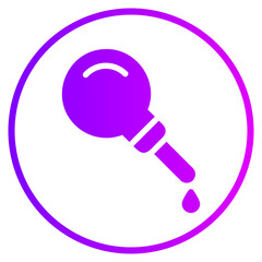 Pear enema gradient icon