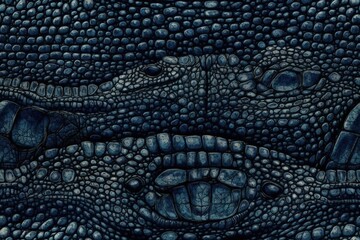 close-up detail of alligator skin texture. Generative AI - obrazy, fototapety, plakaty
