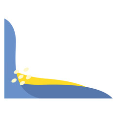 Colorful Blob Corner