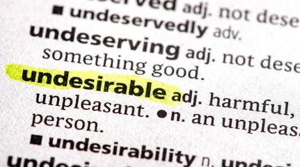 undesirable