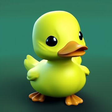 Baby duck, Generative AI.