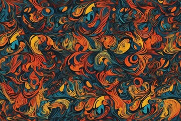 vibrant and dynamic abstract background with swirling colors. Generative AI