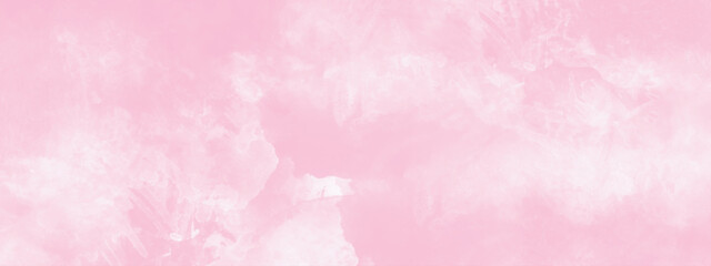 Pink watercolor abstract background. Abstract brush painted sky fantasy pastel pink watercolor background. Soft pink splash abstract pink background.