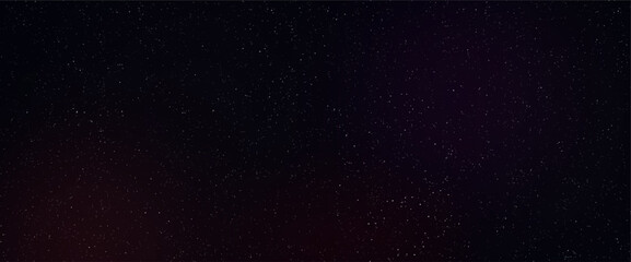 Horizontal blue night sky milky way and star on dark background .Universe filled with stars, nebula and galaxy with noise and grain. Photo by long exposure and select white balance. Dark night sky