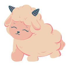 Eid Al-Adha Sheep Character