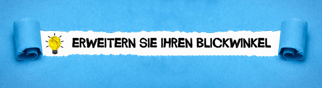 Erweitern Sie Ihren Blickwinkel	