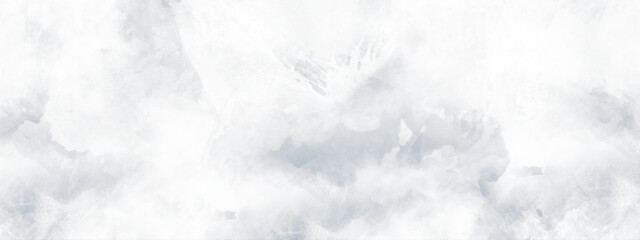 Abstract grunge grey shades watercolor background. Silver ink and watercolor textures on white paper. Abstract white marble texture and background for decorative design pattern art work.