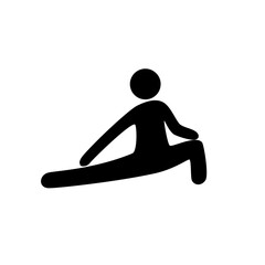 Gymnastic of a person