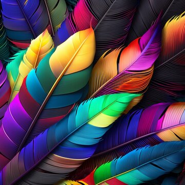 Colorful Feathers