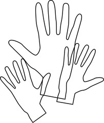 Obraz premium Hands clenched in fist, Black History Month, Juneteenth