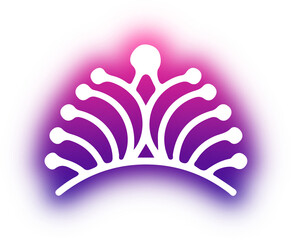 Collection of crown neon