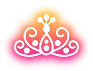 Collection of crown neon