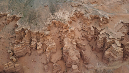 Steep slopes of the Charyn Canyon