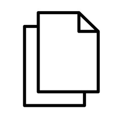 Copy document icon. Copy file data. Vector.