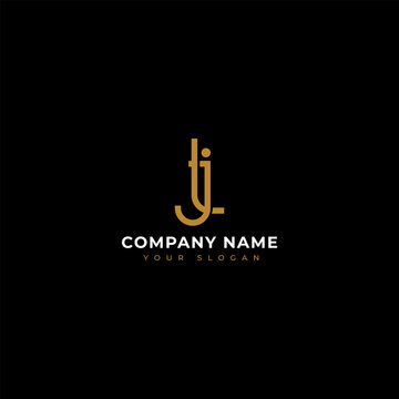 Lj Initial signature logo vector design