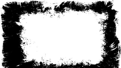 Scratched Frame. Grunge Urban Background Texture Vector. Dust Overlay. Distressed Grainy Grungy Framing Effect. Distressed Backdrop Vector Illustration. EPS 10.