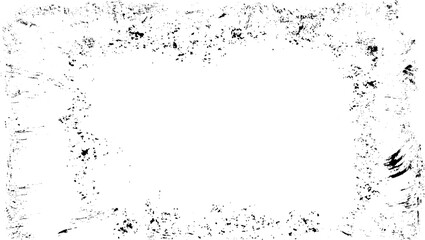 Scratched Frame. Grunge Urban Background Texture Vector. Dust Overlay. Distressed Grainy Grungy Framing Effect. Distressed Backdrop Vector Illustration. EPS 10.