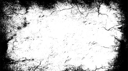 Scratched Frame. Grunge Urban Background Texture Vector. Dust Overlay. Distressed Grainy Grungy Framing Effect. Distressed Backdrop Vector Illustration. EPS 10.