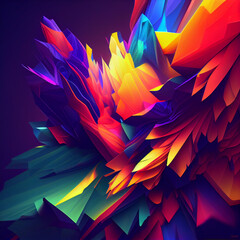 Abstract Background in a high resolution